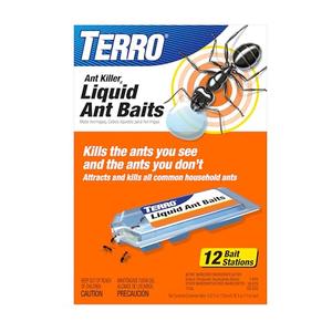 TERRO Ant Killer Bait Stations T300B - Liquid Bait to Eliminate Ants - 10 Count Stations for Effective Indoor Ant Control