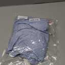 LilyCoco Striped Shirt Women Fall Tunic Crewneck Long Sleeve T Shirt Blue Large