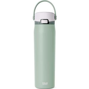 Simple Modern Mesa Sport Water Bottle with Covered Chug Lid | 24oz Cup Holder Friendly Insulated Stainless Steel Bottle for Gym, Sports and Travel | Willow