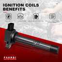 Set of 4 Ignition Coils Pack Replacement for L4 2.0L 2.4L- 2003-2007 Honda Accord& 2002-2011 Civic& 2002-2009 CRV& 2003-2011 Element & 2002-2006 Acura RSX, Coil Pack Fit for UF311 UF583 C1382