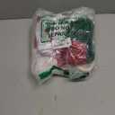 Hungdao 12 Pcs Christmas Green Red Stockings Mini Knitted for Xmas Tree 8.3 Inches Mini Christmas Socks Double Sided Fireplace Hanging Stockings for Family Xmas