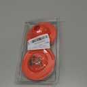 Ranjaner 2pcs 3inch Toilet Flapper Replacement Universal Toilet Flush Valve Replacement Parts Easy to Install PVC Material Toilet Flapper with Stainless Steel Chain(Red)