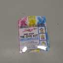 Tulip One-Step Tie-Dye 3 Color Kit, Easy Techniques, Vibrant & Permanent Fabric Designs Tie Dye, Classic Colors: Fuchsia, Yellow Turquoise