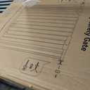 COMOMY 36" Extra Tall Baby Gate for Stairs, Fits 29.5" to 43.3" Openings