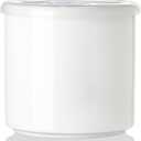 Sweejar Ceramic Food Storage Jar, Salt Container with Airtight Plastic Lid & Date Tracker, 16 Oz Kitchen Canisters for Flour, Rice, Sugar, Coffee, Spices, Pantry Organization (White)