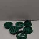 4" Outdoor Round Flat Drain Grate Cover (6, Green)
