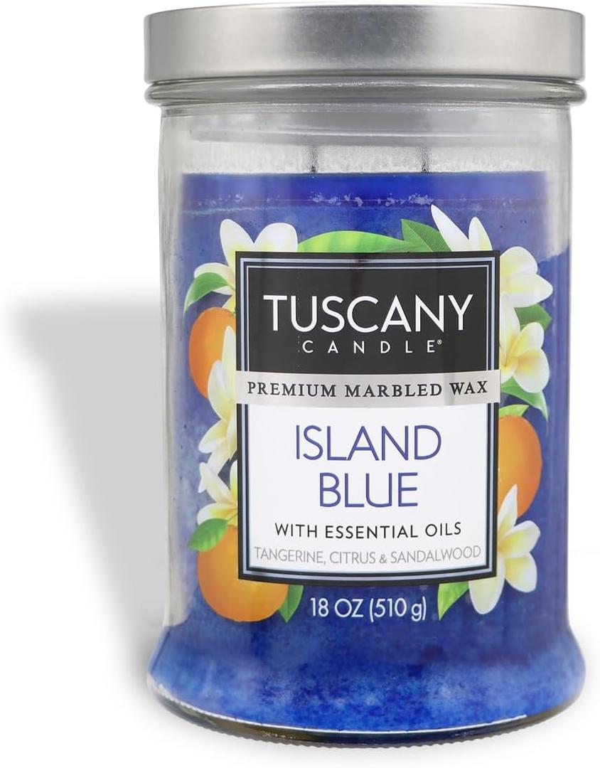 Tuscany Candle Island Blue: Citrus Scented Candle, 18 oz