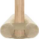 BKSAI Door Draft Stopper for Doors No Adhesive Draught Excluder Under Door Wind Blocker for Bottom of Door, Reduce Noise Draught Excluder Sweep Sound Proof (Beige 24-29IN / Distance Under The Door 1IN)