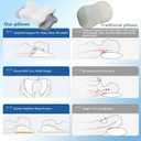 Cervical Pillow for Neck Pain – Ergonomic Memory Foam Bed Pillow for Side and Back Sleepers with Adjustable Height, Breathable Cooling Cover – Orthopedic Support for Spine Alignment