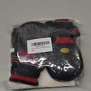 CovertSafe& Dog Boots for Dogs Non-Slip, Waterproof Dog Booties for Outdoor, Dog Shoes for Medium to Large Dogs 4Pcs with Rugged Sole Black-Red (Size 6: 2.9''x2.5'')(L*W) for 52-70 lbs)