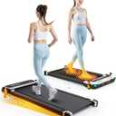 AKLUER Walking Pad with Incline - Dual-Sided 2 in 1 Under Desk Treadmill with Shiatsu Foot Massager, 330LBs Walking Pad Treadmills for Home and Office, LED Display and Remote Control (Black)