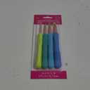 Boye 40-40045 Metal Ergonomic Crochet Hook Set for Medium and Bulky Weight Yarn, Sizes J/K/L/N, Multicolor, 4pcs