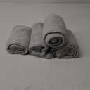 Chumia 4 Pieces Muslin Hooded Baby Towels for Newborn Girls Boys 32"x 32" Cotton Infant Bath Towel Absorbent Unisex Hooded Blankets for Babies Toddler, Newborn Registry Baby Gift (Light Gray)