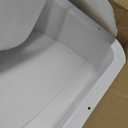 2 Pcs Lavatory Protector, White ABS Lavatory Shroud Bathroom Sink Cover with 7 Flat Head Self Tapping Screws for Concealing Pipes Under Sink for Easy Installation Fits Standard Basin