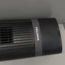 PELONIS 30 inch Tower Fan for Bedroom, Standing Fan with 3 Speeds, 90 Oscillation, Small Fan with 120-Min Auto Timer, Black