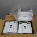 10PCS 6x6 Post Base for Concrete Heavy Duty White E-Coated