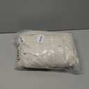 Striped Boho Long Shower Curtain Farmhouse Fabric Shower Curtains for Bathroom, Rustic Country Neutral Heavy Duty Bathroom Curtain Set with Tassel - Beige Bohemian Cloth Shower Curtain 71x79 Inch (Cream)