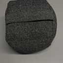 4.4 lbs Heavy-Duty Door Stopper, Decorative Door Stopper, Weighted Fabric Door Stopper for Bedroom, Living Room, Interior & Exterior Doors, Also for Door Prop for Cats Dogs (Black)