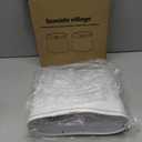 Lampshades Set of 2 for Table Lamps, Floor Lamps, Fabric White Lamp Shades 11.6" Top x 12.6" Bottom x 9.8" High, Drum Lampshades(Spider Fitter), Medium Lamp Shades Replacement, Easy Assembly Required