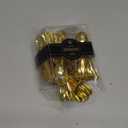 EXQUISITE Mini Spoons For Desserts - Bulk Pack Of 100 Gold Dessert  Disposable 4.5 Inch Plastic Appetizer Real Flatware Look Miniature Gold Bpa Free Food SafeSafe