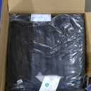 Hobestluk Bean Bag Chair Convertible Beanbag Chairs for Adults, 3 in 1 Bean Bags with Stripe Cover, Adult Bean Bag Chair for Living Room, Bedroom (Black, Full) (Charcoal)