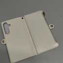 XcaseBar for Samsung Galaxy S24 Plus/S24+ Wallet case with Zipper Credit Card Holder RFID Blocking,Flip Folio Book PU Leather Shockproof Protective Cover Women Men for Samsung S24Plus Phone case White