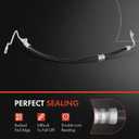 A-Premium Power Steering Return Hose Line Assembly Compatible with Lexus RX330 2004 2005 2006, 3.3L, Intermediate Pipe