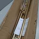 Double Curtain Rods Warm Gold, Double Rod Curtain for Window 28-48 Inches, Adjustable Double Drapery Rod with Round Finials, 1-Inch Front and 5/8 Inch Back Double Rod Curtain Rods Warm Gold