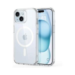ESR for iPhone 15 Case, Compatible with MagSafe, Military-Grade Protection, Yellowing Resistant, Scratch-Resistant Back, Magnetic Phone Case for iPhone 15, Classic Series, Clear