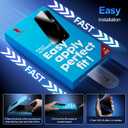 2 Pack for iPhone 16 Privacy Screen Protector,Anti Spy HD Tempered Glass,9H+ Military Grade Shatterproof Screen Protector Full Coverage,Case Friendly,Easy Installation