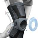 NEENCA Professional Knee Brace for Pain Relief, Medical Knee Compression Sleeve, Knee Support with Horizontal Knit Tech for Meniscus Tear, ACL, Arthritis, Joint Pain, Runner, Workout Large