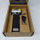 Turbo Dryer Blower for Car, Max 220MPH & 3.1LB Thrust, with Silicone Shock Absorption and COB Lights, 64mm Oversize Air Blower, Portable Leaf Blower for Patio, Lawn and Car Cleaning (SHADOW BLACK)