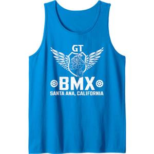 GT BMX Santa Ana, California Tank Top (Small, Sapphire Blue)