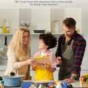 Food Warming Mat for Electric Tray: 24H Full Surface Heat Warmer with 7 Temp Setting Portable - Silicone Heating Buffets Party and Daily Use (Blue)