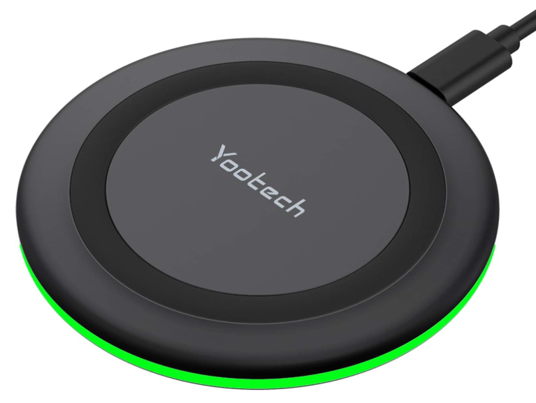 Yootech Wireless Charger,10W Max Wireless Charging Pad Compatible with iPhone 17/17 Pro/17 Pro Max/Air/16/15/14/13/SE 2022/12/11,Samsung Galaxy S25/S24/S23,for AirPods Pro 3(No AC Adapter