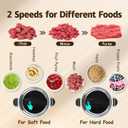 Food Processor Large Capacity,6L Electric Meat Grinder for Home,1200W Heavy Duty Food Grinder Chopper with 2 Speed& 6 Blades,Stainless Steel Bowl,Vegetable Electric Chopper for Onion, Nuts