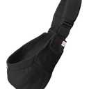 Ergobaby Upsie Hip Sling – Onyx Black Baby Carrier – Lightweight, Adjustable Sling for Toddlers – Breathable & Ergonomic Design