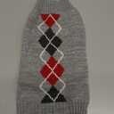 Cute Sweater for Dogs and Cats Soft Flannel Pet Outfit Warm and Cozy Animal Hoodie Small to Large Pet Clothes for Halloween Parties and Everyday Wear (Grey, Medium)