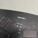 MOKURU Wireless Ergonomic Keyboard, Split Keyboard with Wrist Rest, Full Size 2.4G BT Computer Keyboard, Compatible with Windows, Mac OS, PC Computer/Laptop (Black)