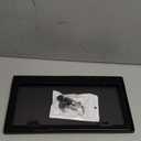 2 Pack Bling License Plate Frame for Women, Stainless Steel Cute Car Accessories, Lasting Sparkly License Plate Holder with Diamond Rhinestone Crystals, Black, 12.2" x 6.2"