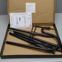 Shepherd Hooks for Outdoor, ToyHotels 1 Pack 78 Inch Bird Feeder Pole with 5 Prongs Base for Hanging Lantern, Hummingbird Feeder, Lightweight Plant, Shepherds Hook for Bird Feeders for Outside