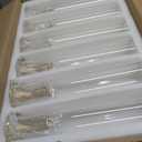 Hurricane Glass Candle Holders, Gold Candlestick Holders 18 Pcs