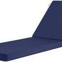Basic Beyond Chaise Lounge Cushions Outdoor, 3-Layer Waterproof Outdoor Furniture Cushions with Removable Cover and 4 Ties, 72"x21"x3" Patio Lounge Chair Cushions for Outdoor Furniture, Navy