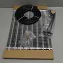 EVIL ENERGY 5/16" Transmission Oil Cooler, 8 Pass Tube and Fin Cooler Kit Universal Aluminium Silver