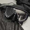 Aegend Snorkeling Gear for Adults Youth Kids, Dry Snorkel Set Panoramic View Enhanced Anti-Leak and Anti-Fog Technology, Adjustable Strap for Snorkeling Scuba Diving Swimming with Mesh Bag (2 PACK-Black)