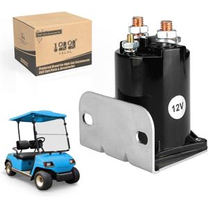 10L0L 12V Starter Solenoid for Yamaha G2 G8 G9 G11 G14 G16 G20 Gas Golf Cart 1985-2002 4 Terminal 12 Volt Solenoid Replaces JF2-H1950-00, JR3-H1950-00, J38-81950-01