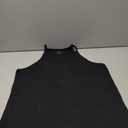 Degkim Trendy Camisole Tops for Women Hign Neck Tank Top Sleeveless Shirts Loose Fit Cami Tanks Black XL