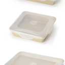 W&P Reusable Silicone Stretch Lid, Set of 3 Casserole (9x13), Brownie (8x8), Loaf (5 x 9), Dishwasher Safe, Freezer Safe, LFGB/Premium Materials, Microwave Safe, Clear