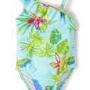 The Children's Place Baby & Toddler Girls Ruffle One Piece Swimsuit, Size: 3T