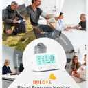 BBLOVE Blood Pressure Monitors for Home Use FSA&HSA Eligible, Medical-Grade Accuracy,Automatic Upper Blood Pressure Monitor with Three-color warning and 2-User,Large Display, Birthday Gifts for Family